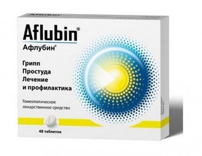 Купить афлубин, таблетки подъязычные гомеопатические, 48 шт в Семенове