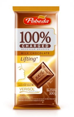 Купить charged lifting (чаржед), шоколад молочный, 100г в Семенове