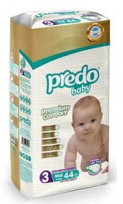 Купить predo (предо) baby pants подгузники размер 3, 4-9кг, 44 шт в Семенове