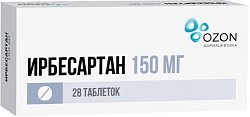 Купить ирбесартан, таблетки 150мг, 28 шт в Семенове