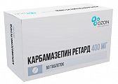 Купить карбамазепин ретард, таблетки с пролонгированным высвобождением 400мг 50шт в Семенове
