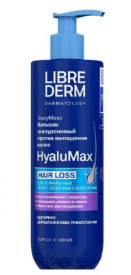 Купить либридерм (librederm) hyalumax, бальзам против выпадения волос гиалуроновый, 400мл в Семенове
