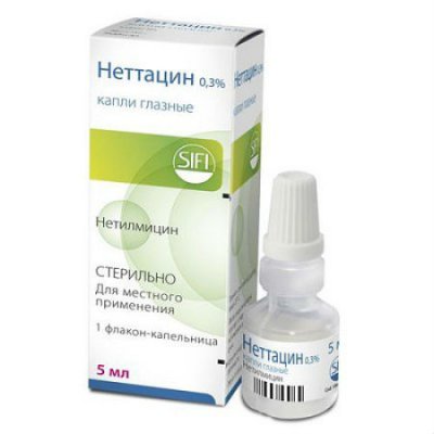 Купить неттацин, глазные капли 0,3%, 5мл в Семенове