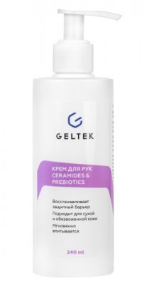 Купить гельтек крем для рук ceramides&prebiotics, 240мл в Семенове