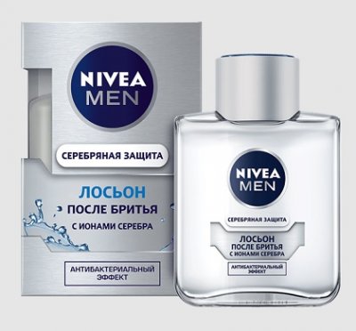 Купить nivea (нивея) для мужчин лосьон против бритья серебряная защита, 100мл в Семенове