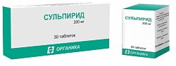 Купить сульпирид, таблетки 200мг, 30 шт в Семенове