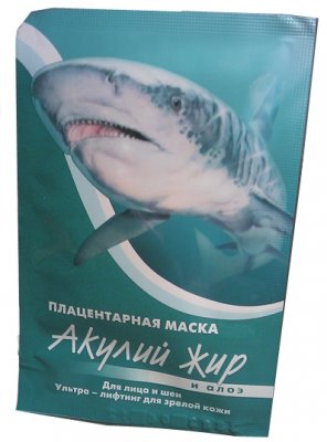 Купить акулья сила акулий жир маска для лица плацентарная алоэ 1шт в Семенове
