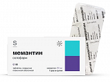 Купить мемантин солофарм, таблетки покрытые пленочной оболочкой 10 мг, 90 шт в Семенове