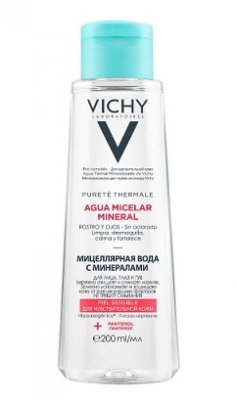 Купить vichy purete thermale (виши) мицеллярная вода с минералами для чувствительной кожи 200мл в Семенове