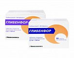 Купить глибенфор, таблетки, покрытые пленочной оболочкой 5мг+500мг, 30 шт в Семенове