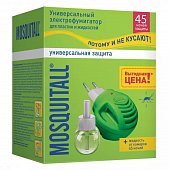 Купить mosquitall (москитолл) универсальная защита фумигатор+жидкость 45ночей в Семенове