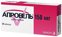 Купить апровель, таблетки покрытые пленочной оболочкой 150мг, 28 шт в Семенове