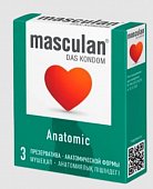 Купить masculan (маскулан) презервативы облегающей анатомической формы anatomic, 3 шт в Семенове