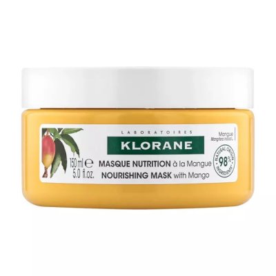 Купить klorane (клоран) маска для сухих и поврежденных волос с маслом манго, 150мл в Семенове