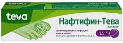 Купить нафтифин-тева, крем для наружного применения 1%, 15г в Семенове