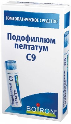 Купить подофиллюм пелтатум с9 гомеопатические монокомпонентный препарат растительного происхождения гранулы гомеопатические 4 гр в Семенове