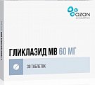 Купить гликлазид мв, таблетки с модифицированным высвобождением 60мг, 30 шт в Семенове