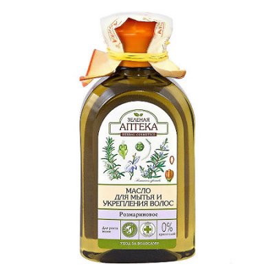 Купить зеленая аптека масло для мытья и укрепления волос розмариновое 250мл в Семенове