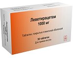 Купить леветирацетам, таблетки, покрытые пленочной оболочкой 1000мг, 30 шт в Семенове