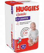 Купить huggies (хаггис) трусики-подгузники детские классик, размер 4, 9-14кг 15шт в Семенове