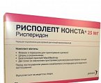 Купить рисполепт-конста, порошок для приготовления суспензии для внутримышечного введения пролонгированного действия 25мг, фл в Семенове