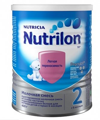 Купить nutrilon 2 (нутрилон) гипоаллергенный сухая смесь детская с 6 месяцев, 400г в Семенове