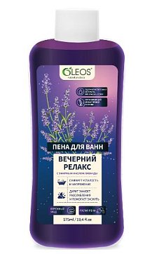 Oleos (Олеос) пена для ванн Вечерний релакс с эфирным маслом Лаванды, 575 мл