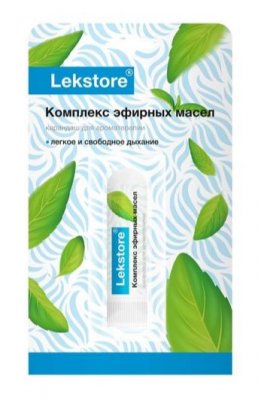 Купить lekstore (лекстор) карандаш для ароматерапии комплекс эфирных масел 1,3г в Семенове