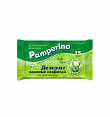 Купить pamperino (памперино) салфетки влажные детские мини, 15 шт в Семенове