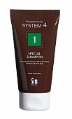 Купить система 4 (system 4), шампунь для волос терапевтический №1 для нормальных и жирных волос, 75мл в Семенове