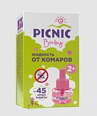 Купить пикник (picnic) baby жидкость от комаров 45 ночей, 30мл в Семенове