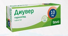 Купить диувер, таблетки 10мг, 60 шт в Семенове