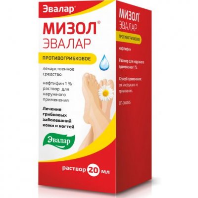 Купить мизол-эвалар, раствор для наружного применения 1%, флакон-капельница, 20мл в Семенове