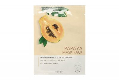 Купить джунгнани (jungnani) маска тканевая для лица папайа real fresh tropical 25мл в Семенове