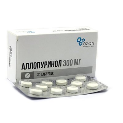 Купить аллопуринол, тбл 300мг №30 (озон ооо, россия) в Семенове