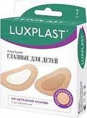 Купить luxplast (люкспласт) пластырь глазной детский нетканевая основа 60 х 48мм, 7 шт в Семенове