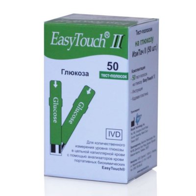 Купить тест-полоски easytouch (изи тач) глюкоза, 50 шт в Семенове