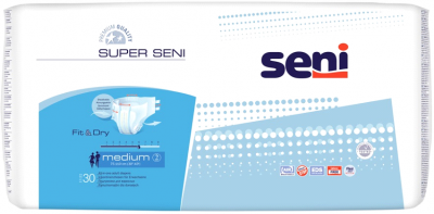 Купить seni (сени) подгузники супер медиум 2 30шт в Семенове