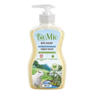 Купить биомои (biomio) жидкое мыло антибактериальное с эфирным маслом чайного дерева, 300 мл в Семенове