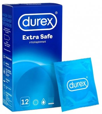 Купить durex (дюрекс) презервативы extra safe 12шт в Семенове