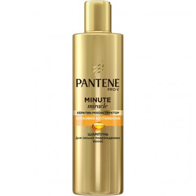 Купить pantene pro-v (пантин) шампунь minute miracle мицелярный интенсивное восстановление волос, 270 мл в Семенове