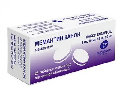 Купить мемантин-канон, набор таблеток, покрытых пленочной оболочкой 5мг+10мг+15мг+20мг, 28 шт в Семенове