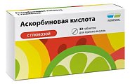 Купить аскорбиновая кислота с глюкозой, таблетки 100мг, 30 шт в Семенове