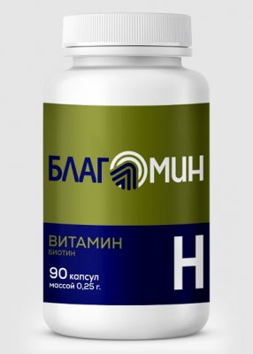 Купить благомин витамин н биотин, капсулы 90 шт бад в Семенове