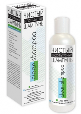 Купить чистый бессульфатный шампунь для волос алоэ вера и гиалуроновая кислота, 250мл в Семенове