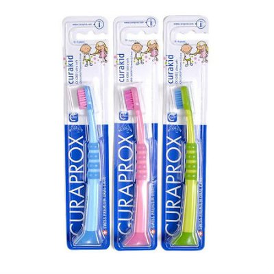 Купить curaprox (курапрокс) зубная щетка детская с гуммированной ручкой curaprox curakid 4260, 1 шт в Семенове
