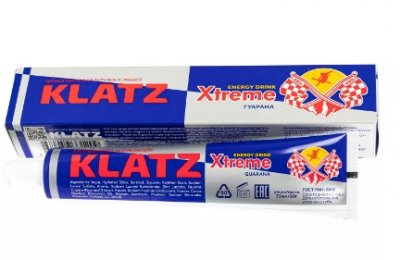 Купить klatz (клатц) зубная паста xtreme energy drink гуарана, 75мл в Семенове