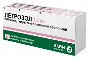 Купить летрозол, таблетки, покрытые пленочной оболочкой 2,5мг, 30 шт в Семенове