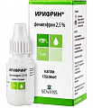 Купить ирифрин, капли глазные 2,5%, флакон-капельница 5мл в Семенове
