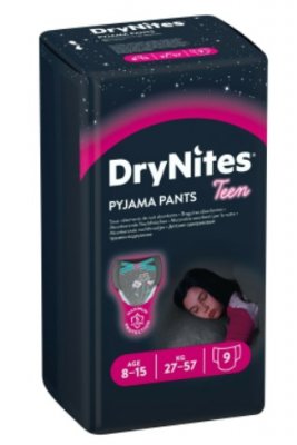 Купить huggies drynites (драйнайтс) трусики одноразовые ночные для девочек 8-15 лет, 9 шт в Семенове